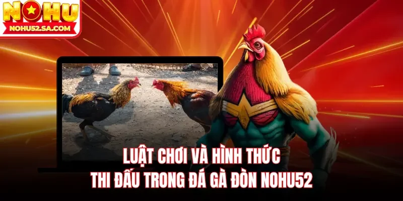 Luật chơi và hình thức thi đấu trong Đá gà đòn Nohu52
